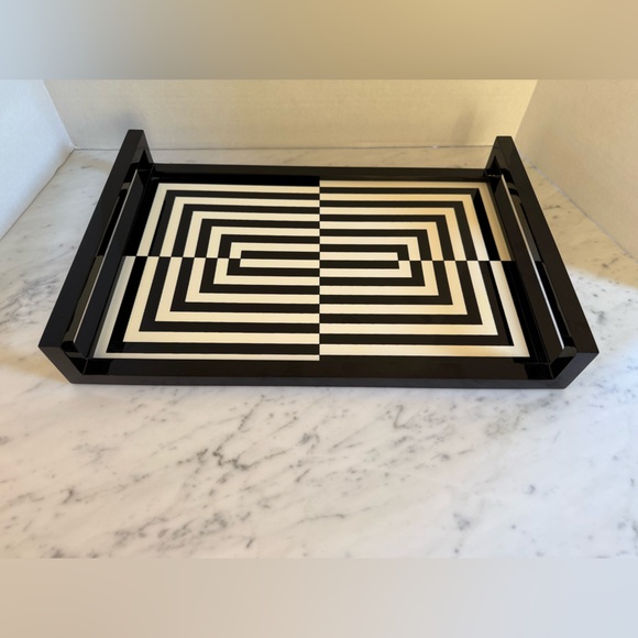 Jonathan Adler Op Art Lacquer Tray - Picture 2 of 5